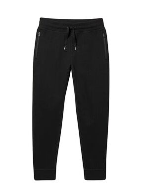 Joe Fresh Black Cuffed Jogger Sweatpants with Zipper Pockets – Plus Size 1X GUC